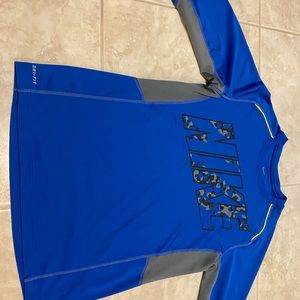Blue nike long sleeve